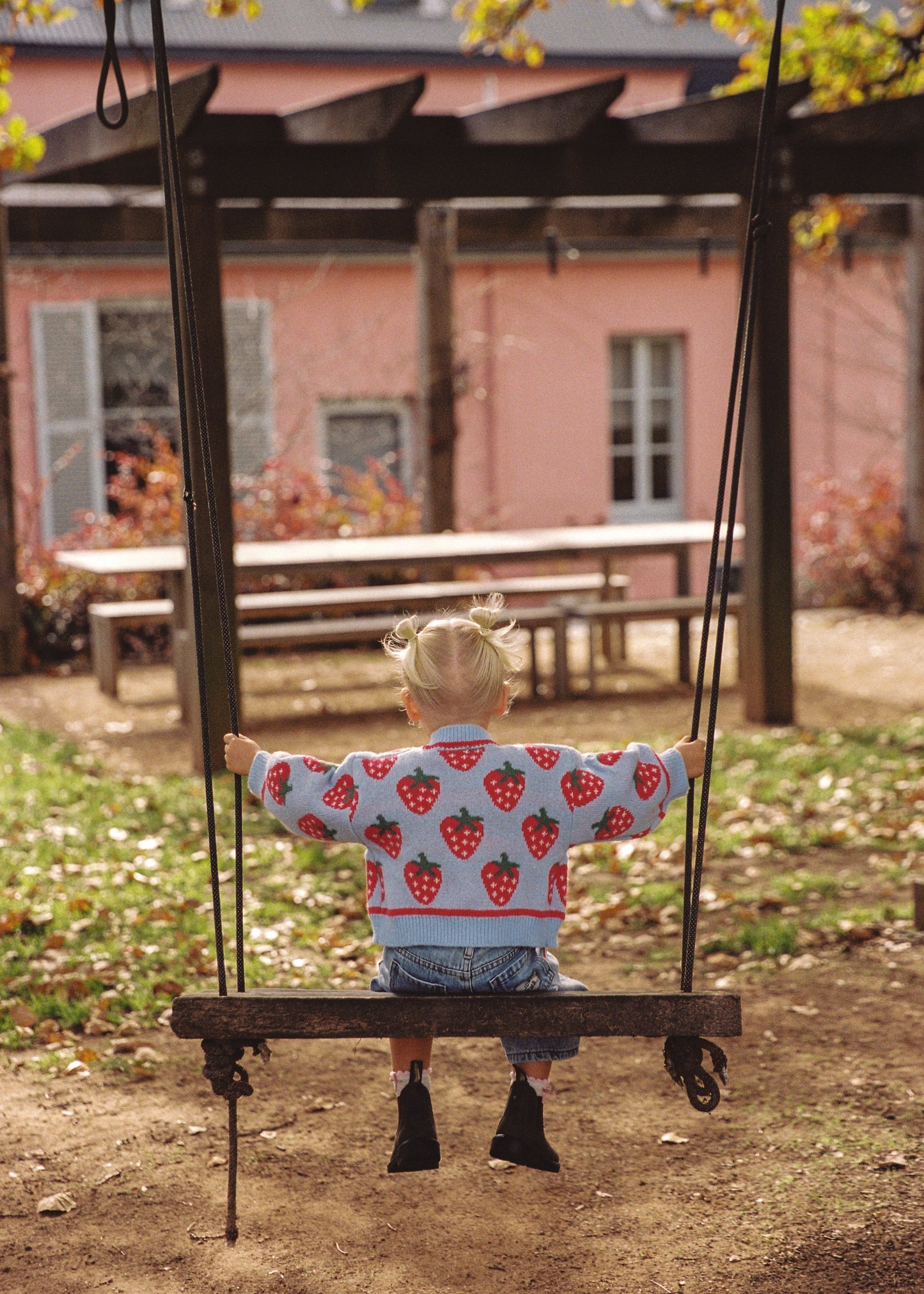 Strawberry Sky Knit Cardigan