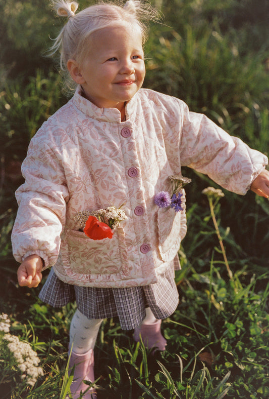 Sadie Quilted Jacket - Rosebud