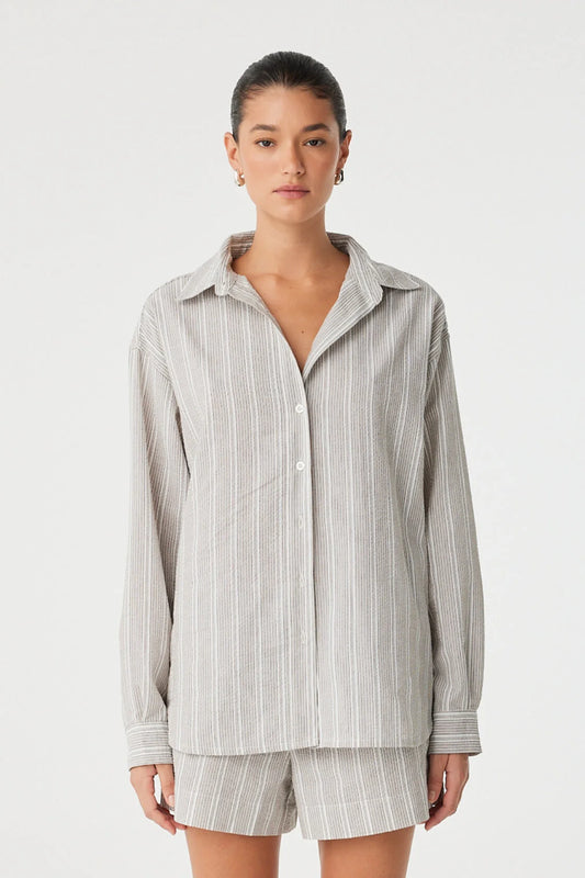 Ines Shirt - Clay Stripe