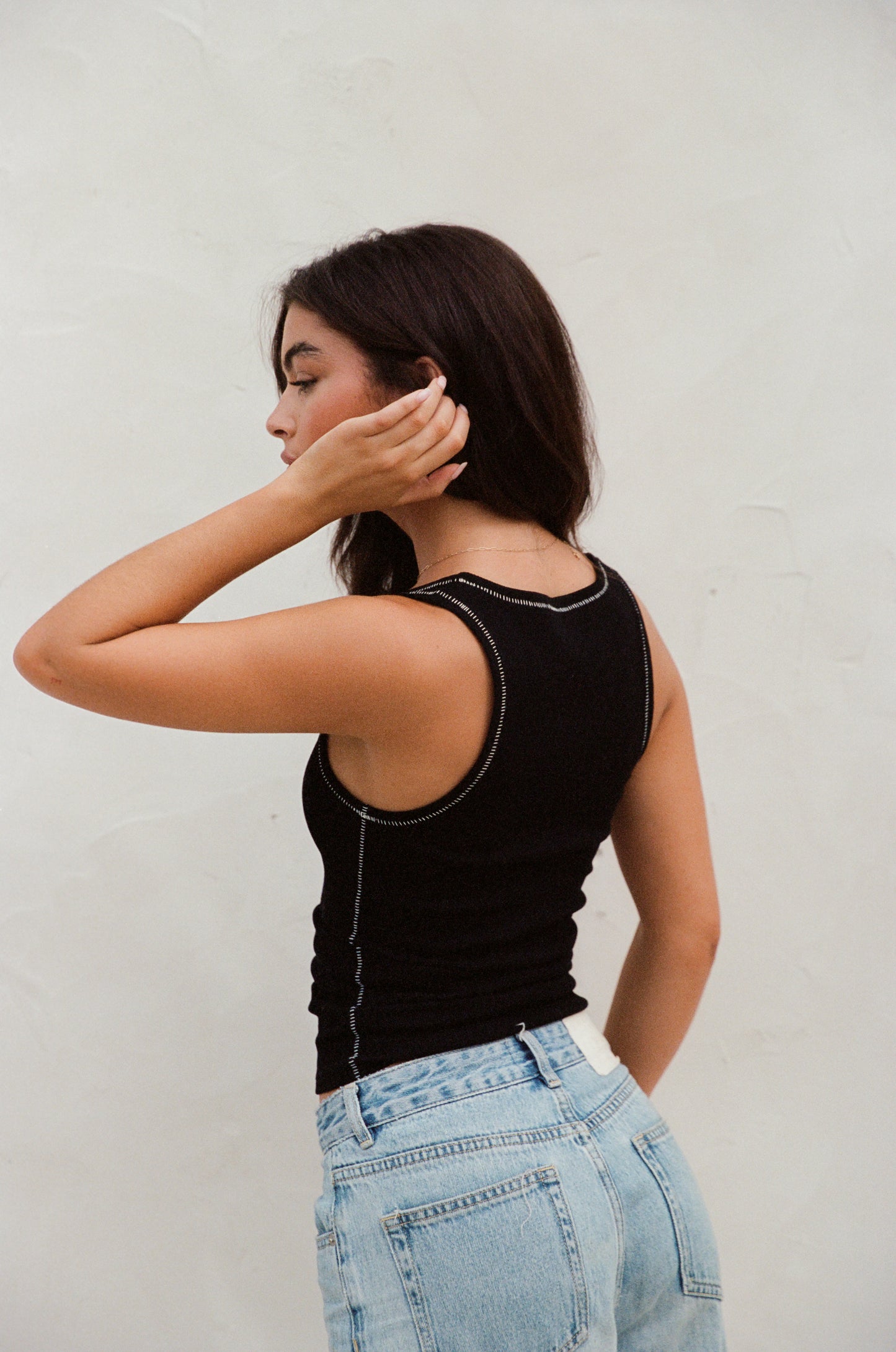 Midnight Rib Tank