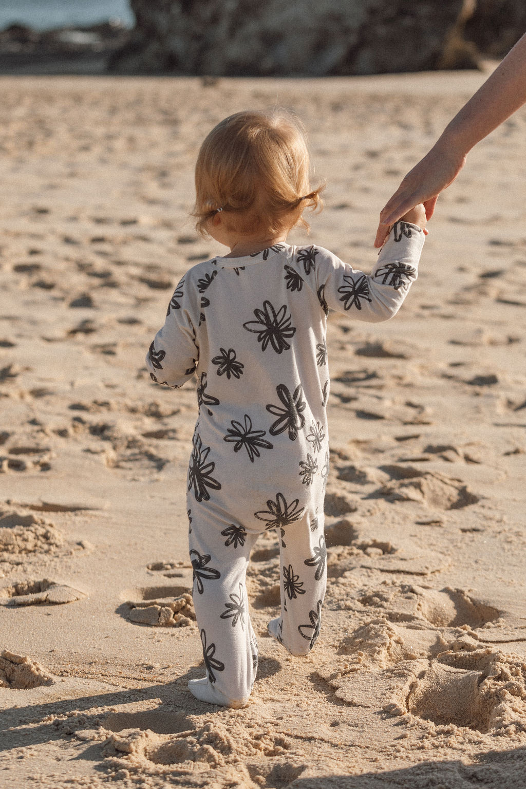 Mini Flora Zip Onesie The Wholesome Store