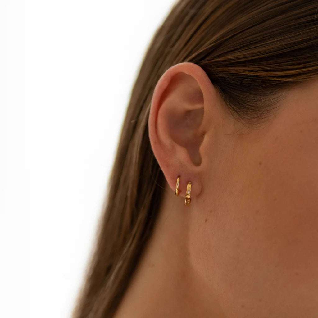 Mini Huggie Hoops