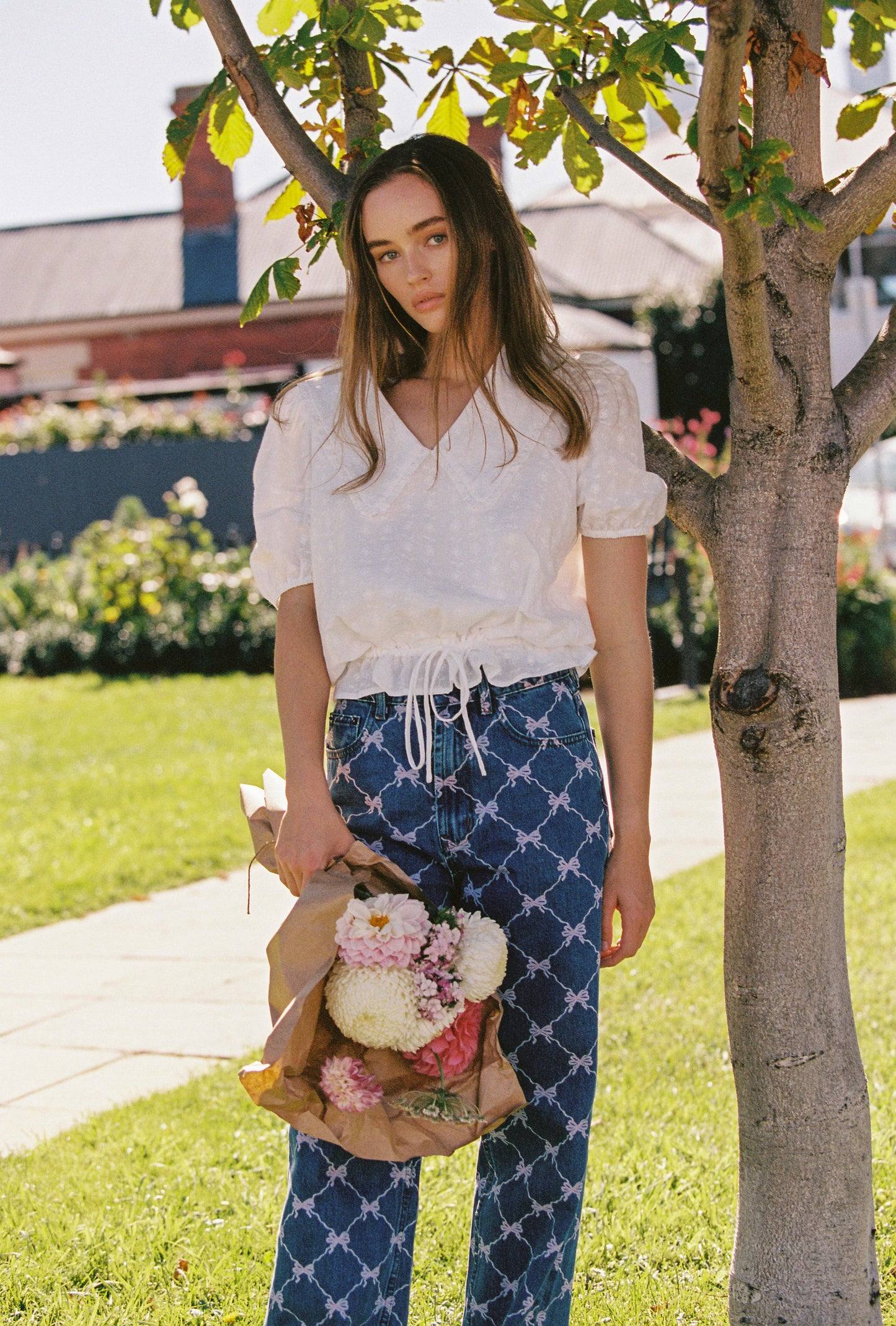 Celine Blouse - Roses