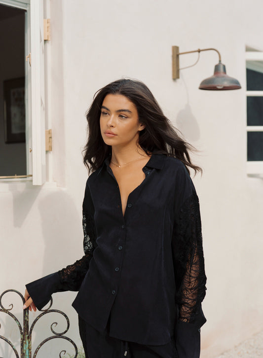 Cupro Lace Shirt
