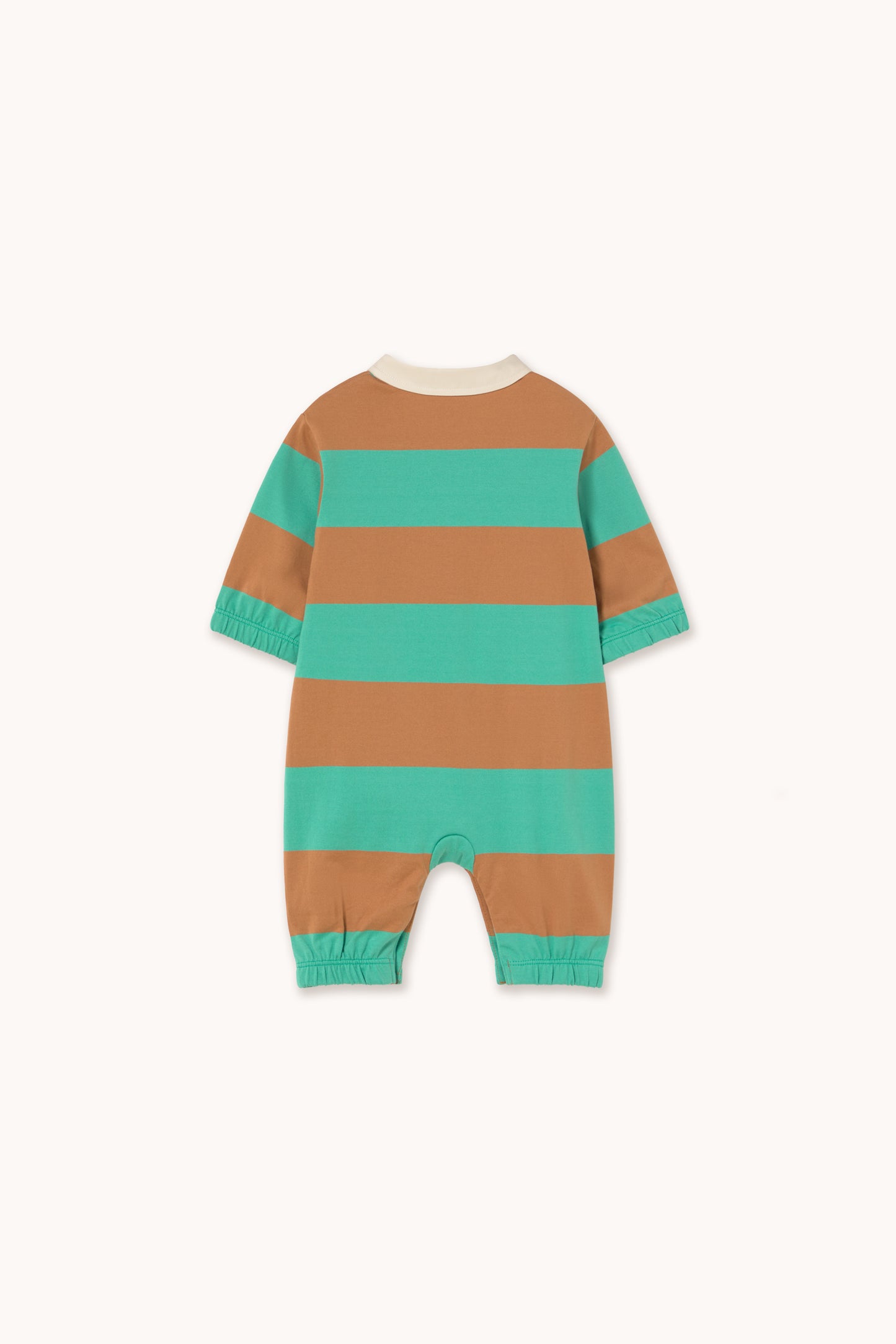 Stripes Polo One Piece - Emerald