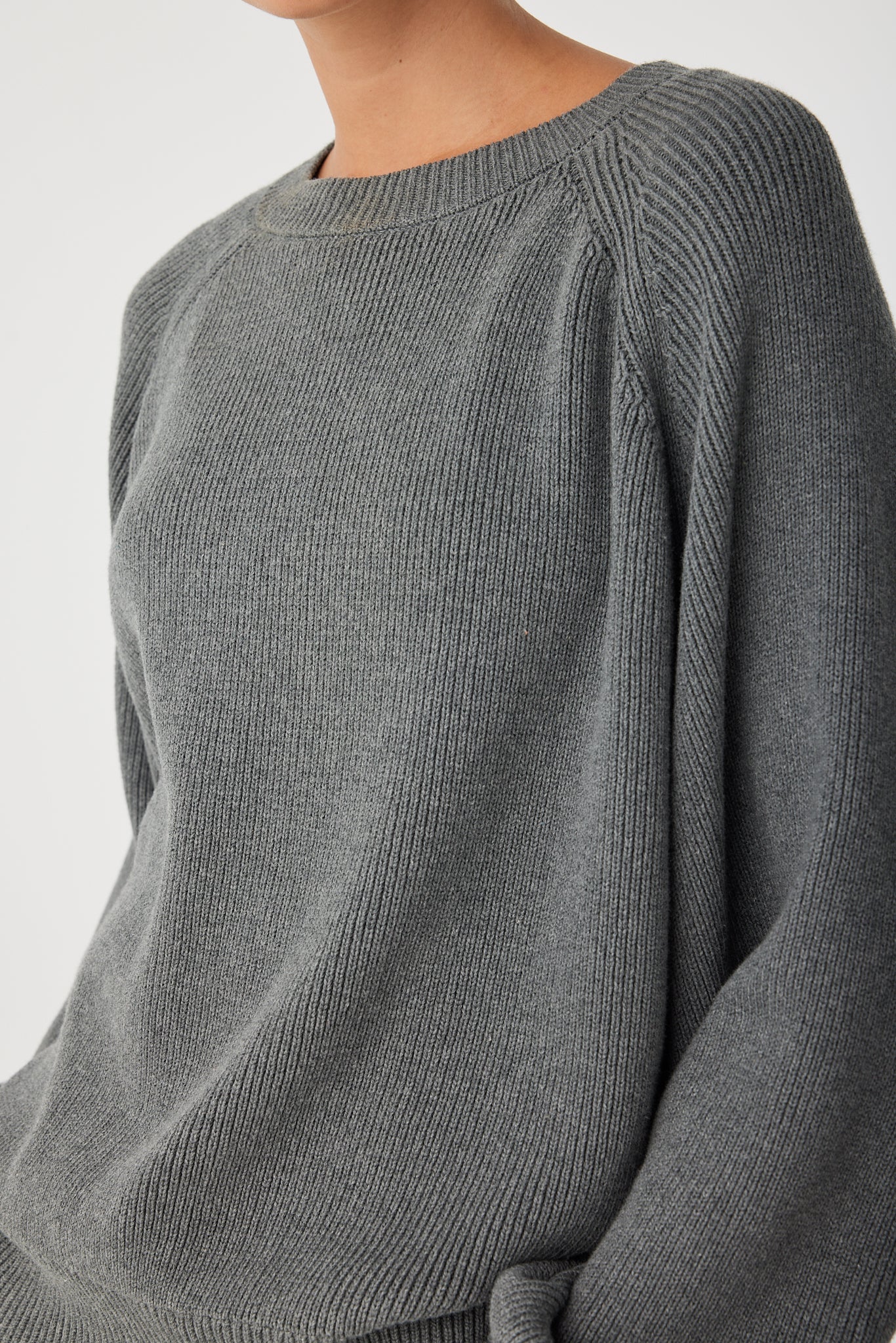 Emery Sweater - Dark Grey Marle