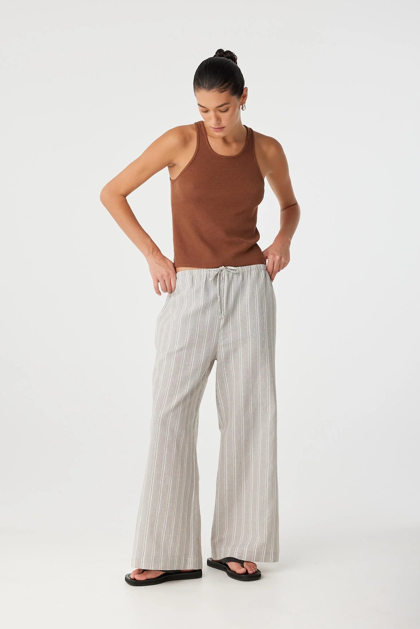 Ines Pant - Clay Stripe