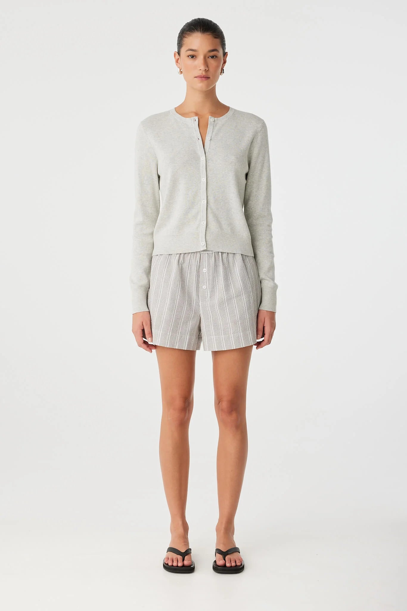 Ines Short - Clay Stripe