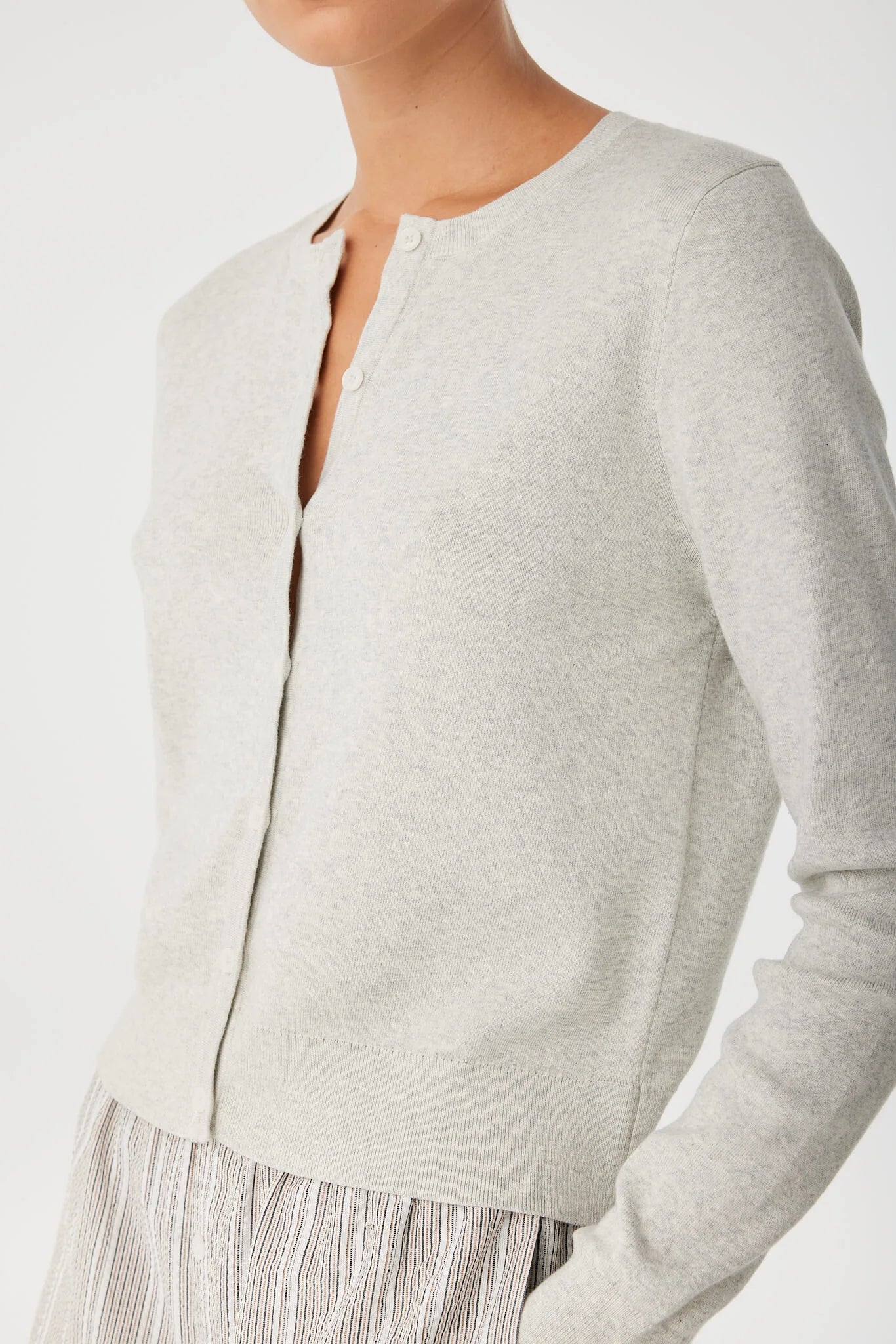 Flynn Cardigan - Grey Marle