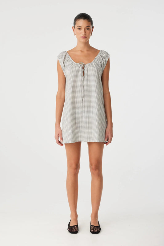 Chloe Mini Dress - Black Check