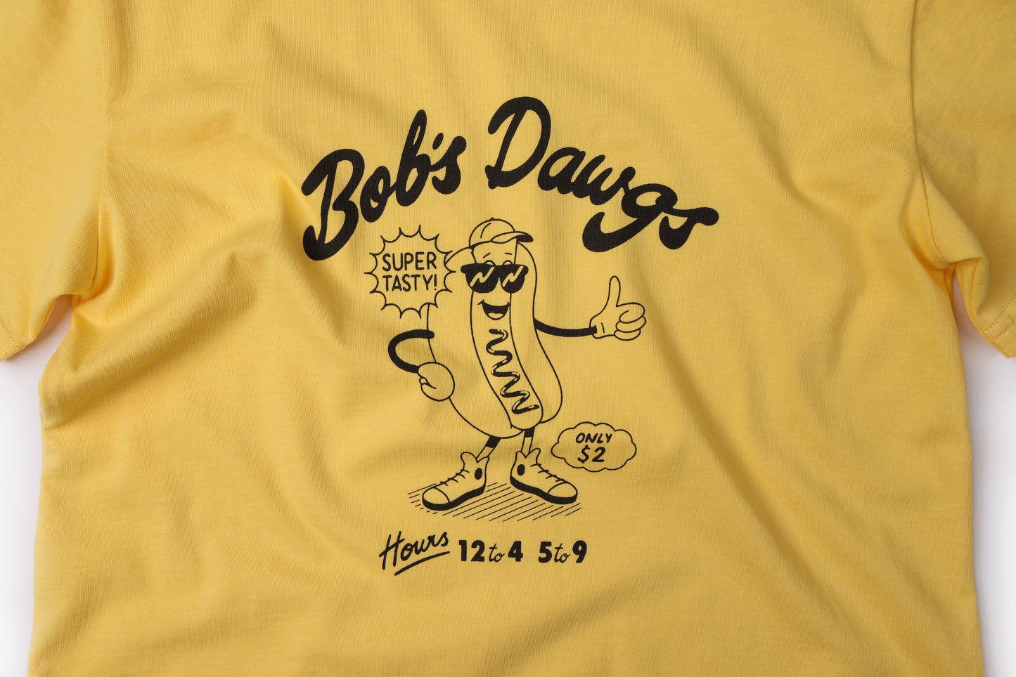 Bob's Dawgs Tee - yellow