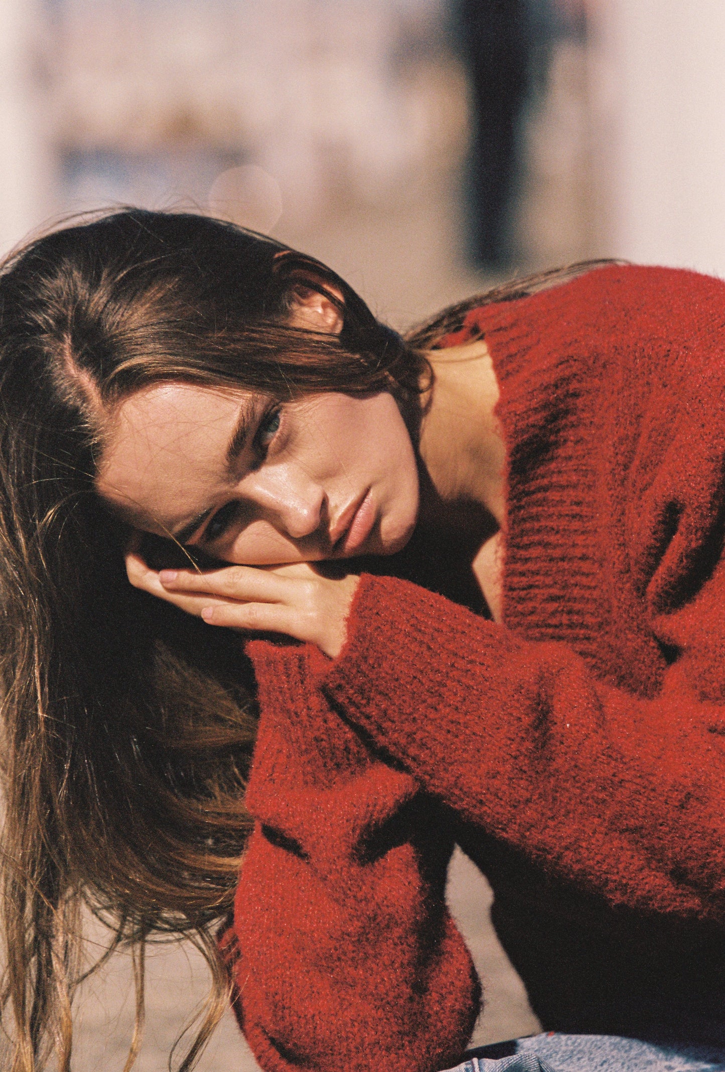 Lola Ballet Knit Cardigan - Burgandy