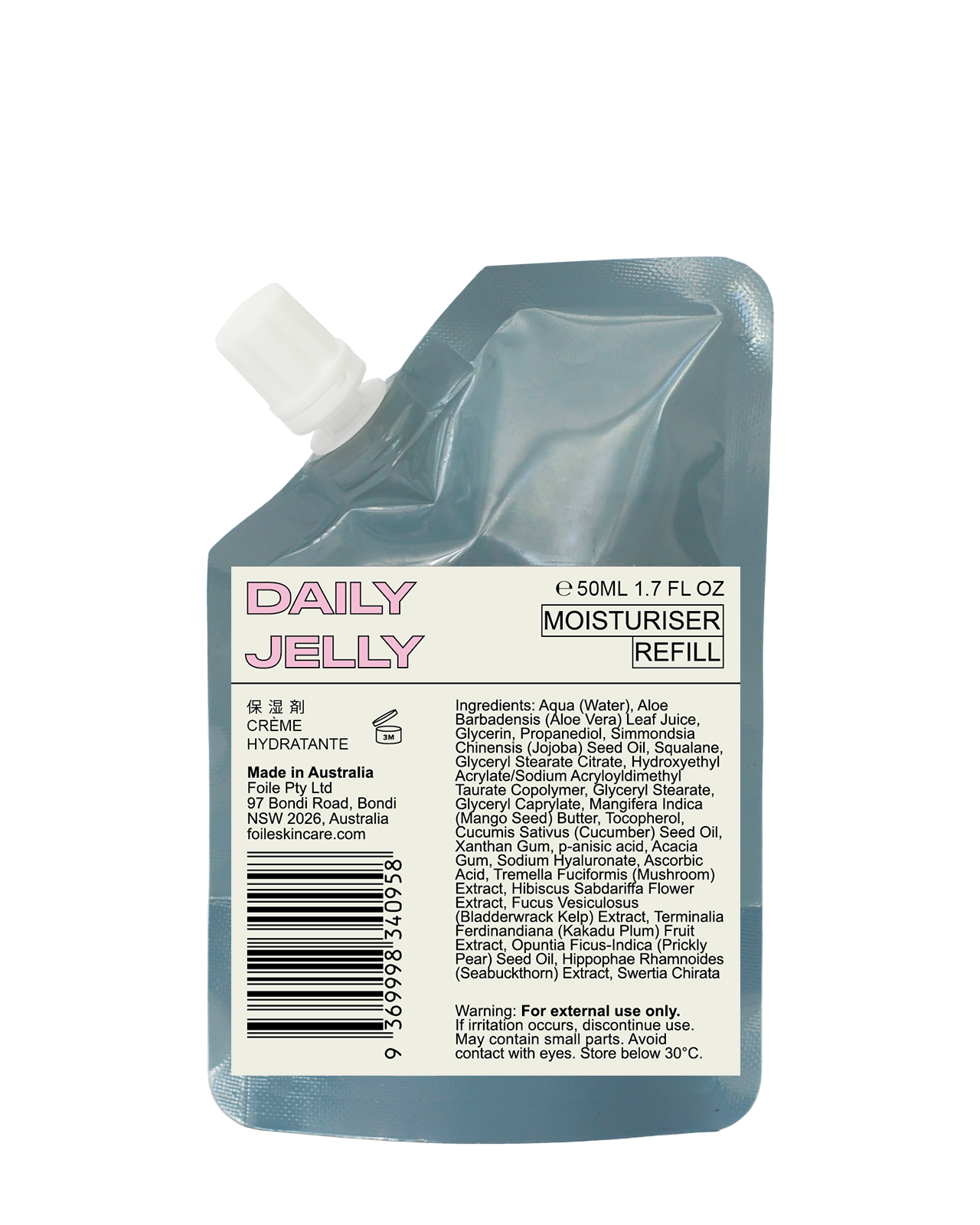 Daily Jelly Moisturiser - Refill