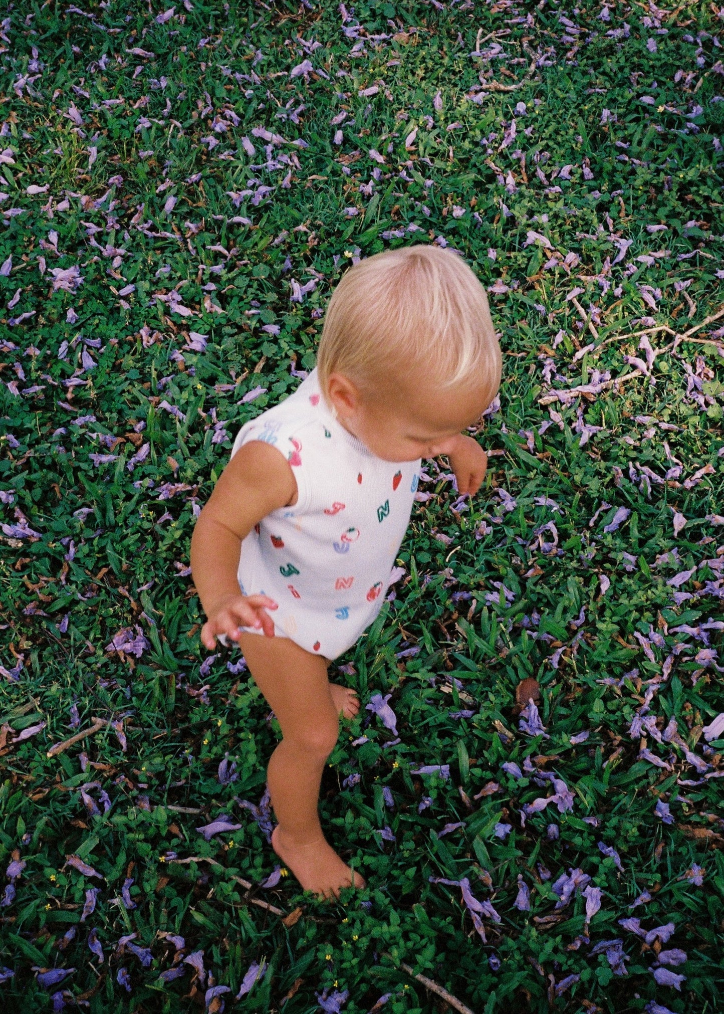 Alphabet Sleeveless Onesie
