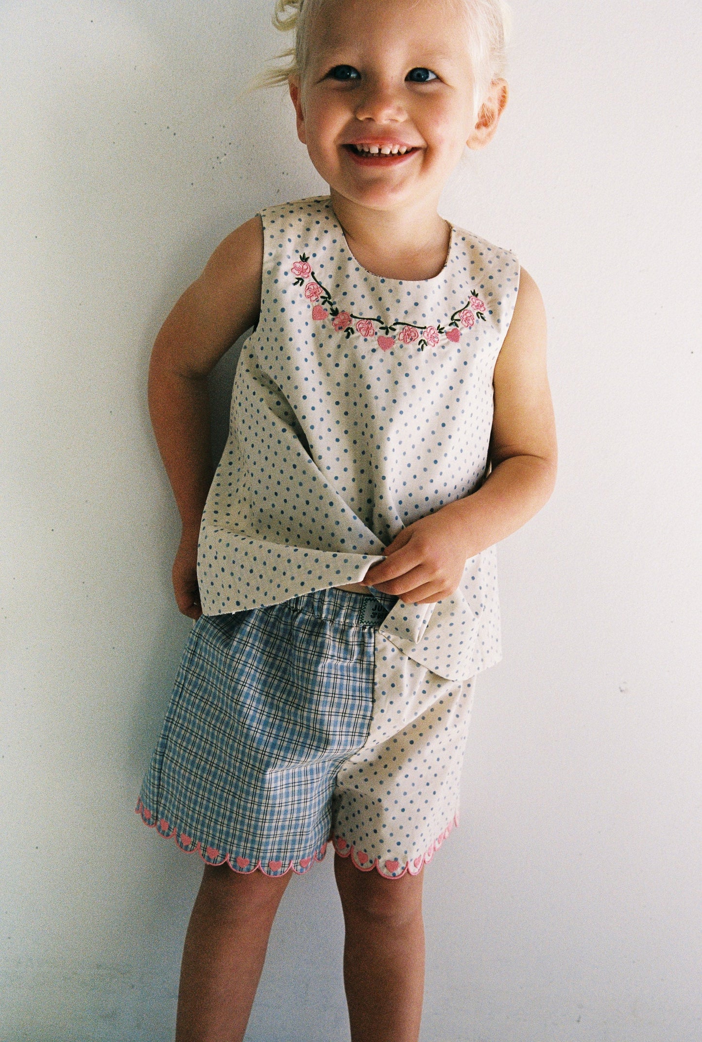 Della Short - Blue Check