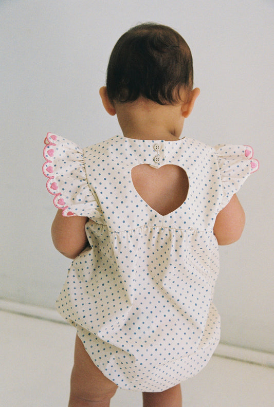 Alba Romper - Polka Dot