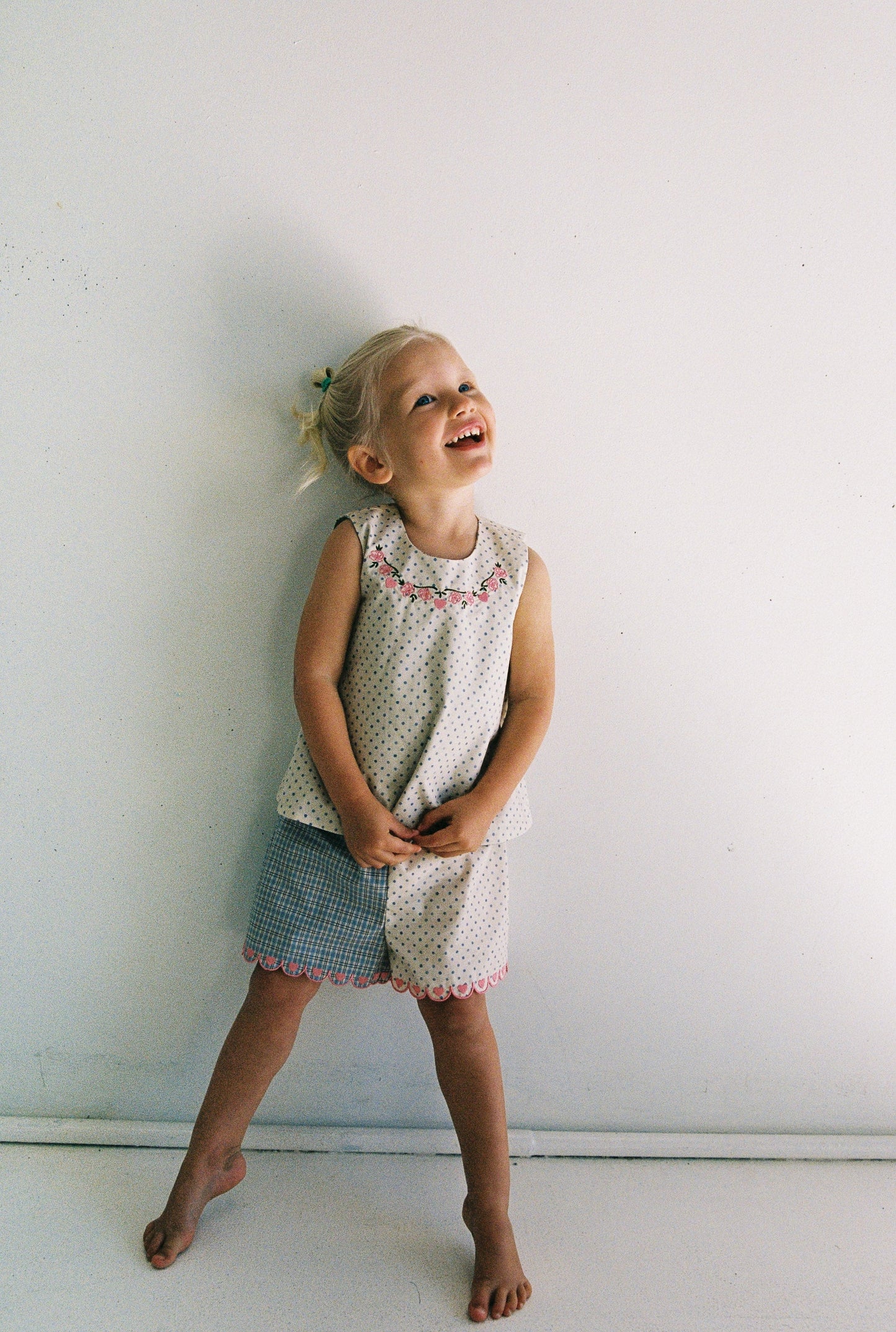 Della Short - Blue Check