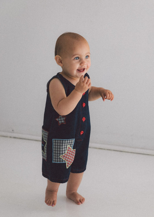 Franky Romper - Indigo