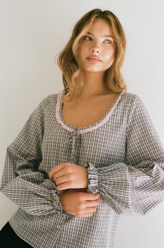 Paloma Blouse - Check