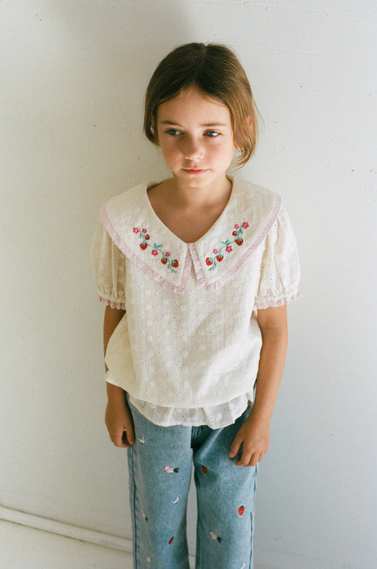 JNR Celine Blouse - Salt