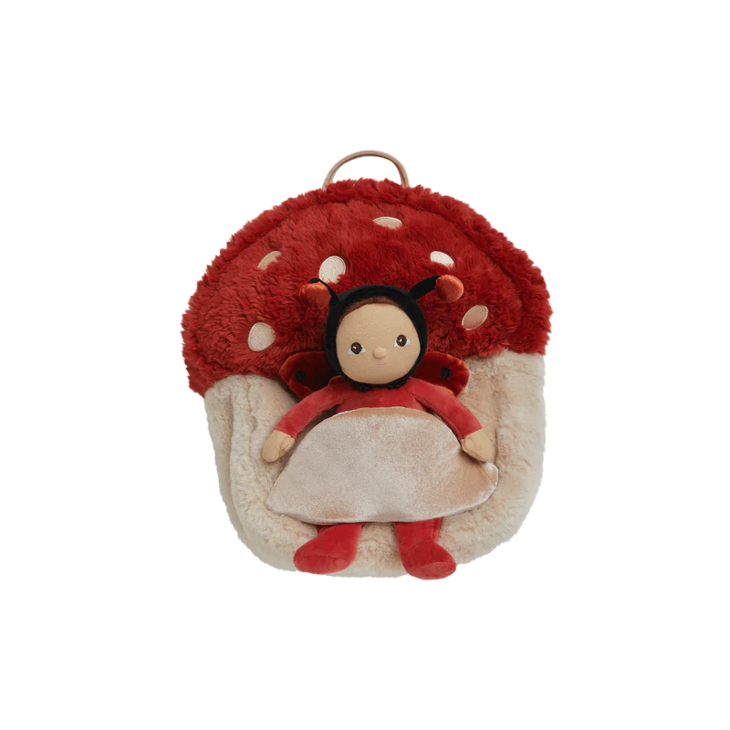 Hopalong Mushroom Backpack - Red