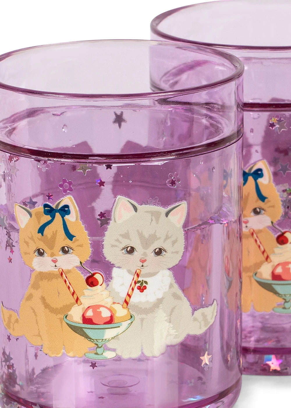 2 Pack Glitter Cups - Kitty Gelateria