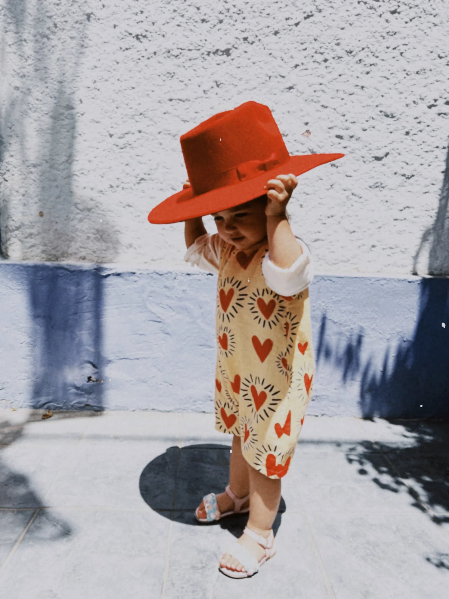Textured Cotton Onesie - Amor