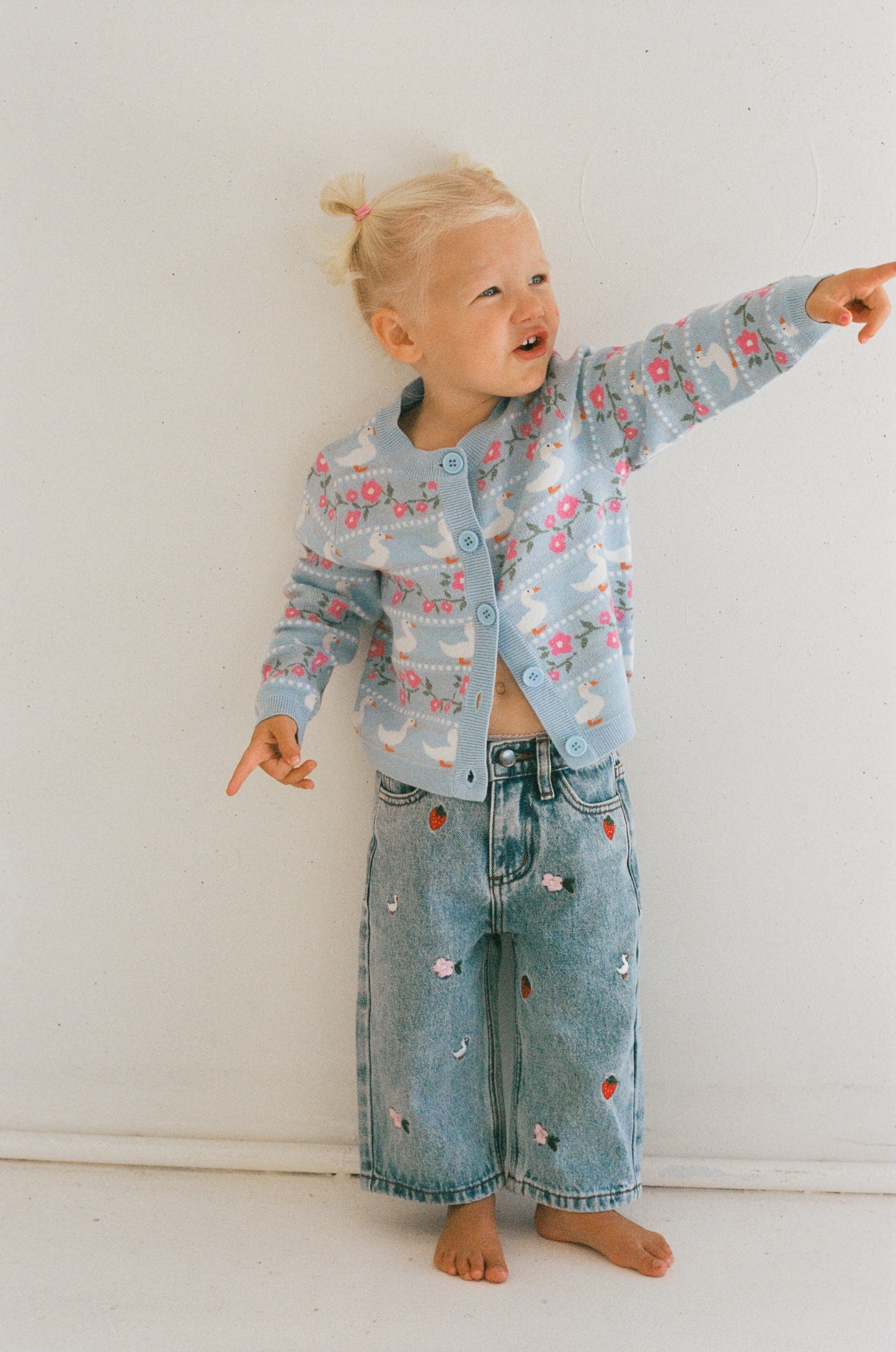 Duckies Knit Cardigan