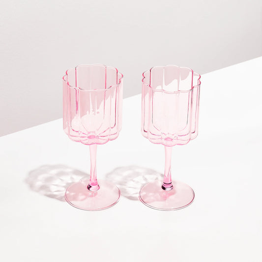 Wave Wine Glasses