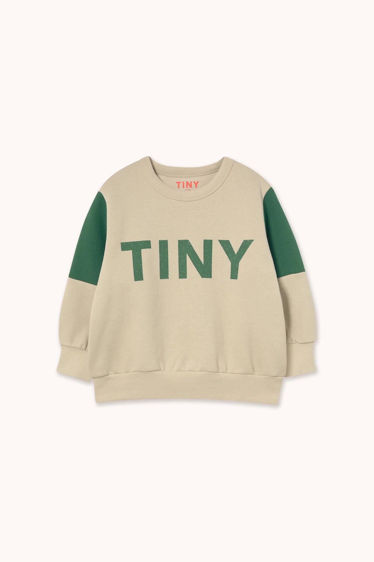 Tiny Colour Block Sweatshirt - Dark Vanilla