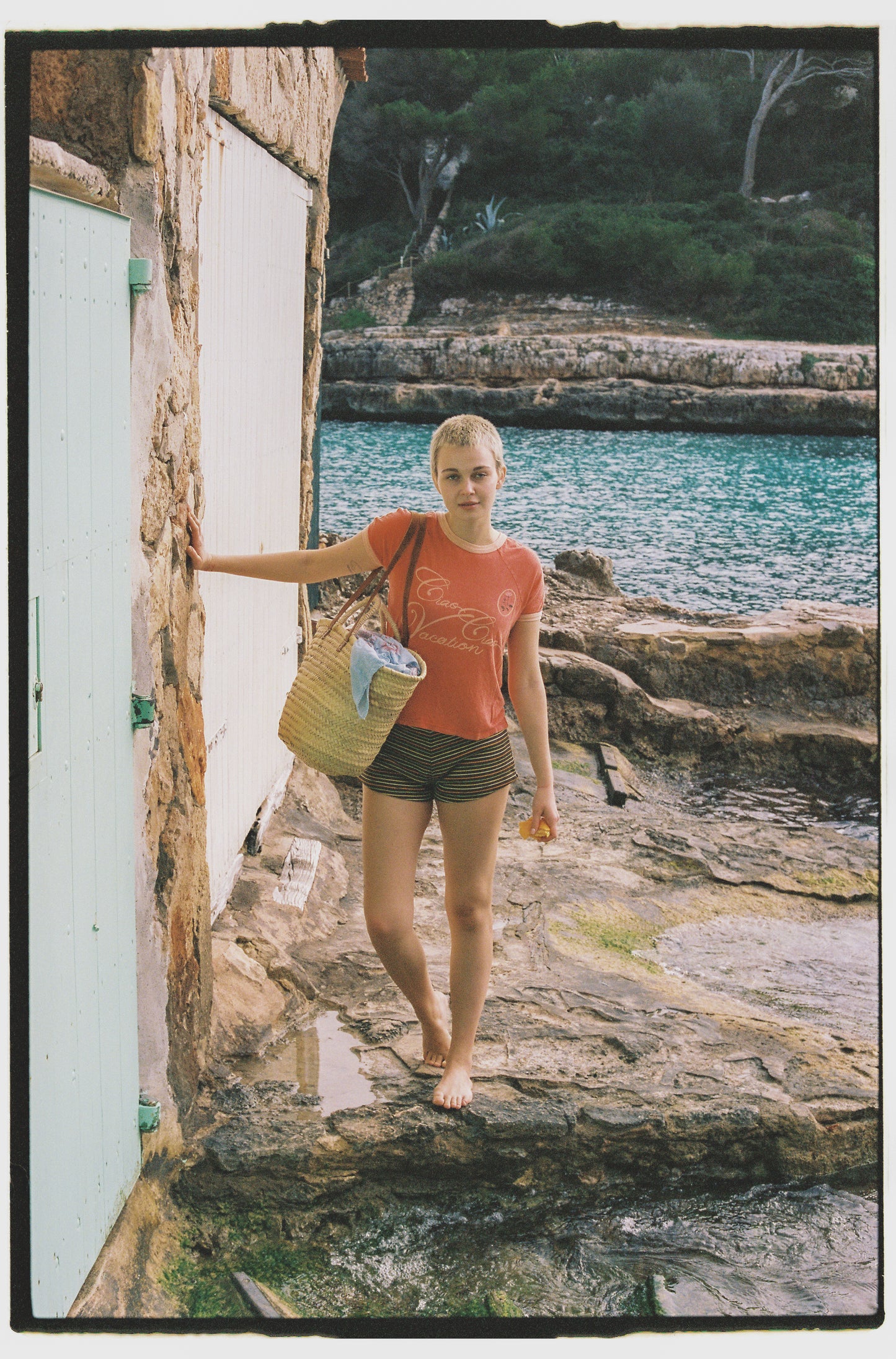 Corsivo Raglan Ringer Tee