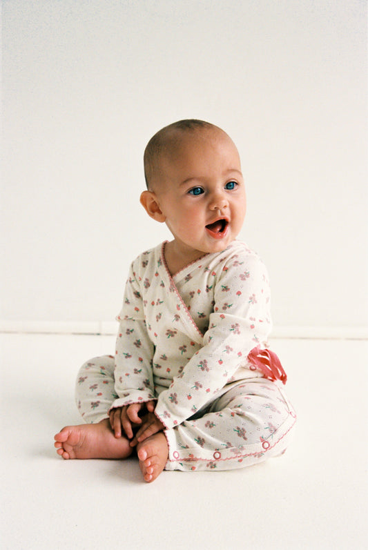 Meadow Onesie - Berry Ditsy