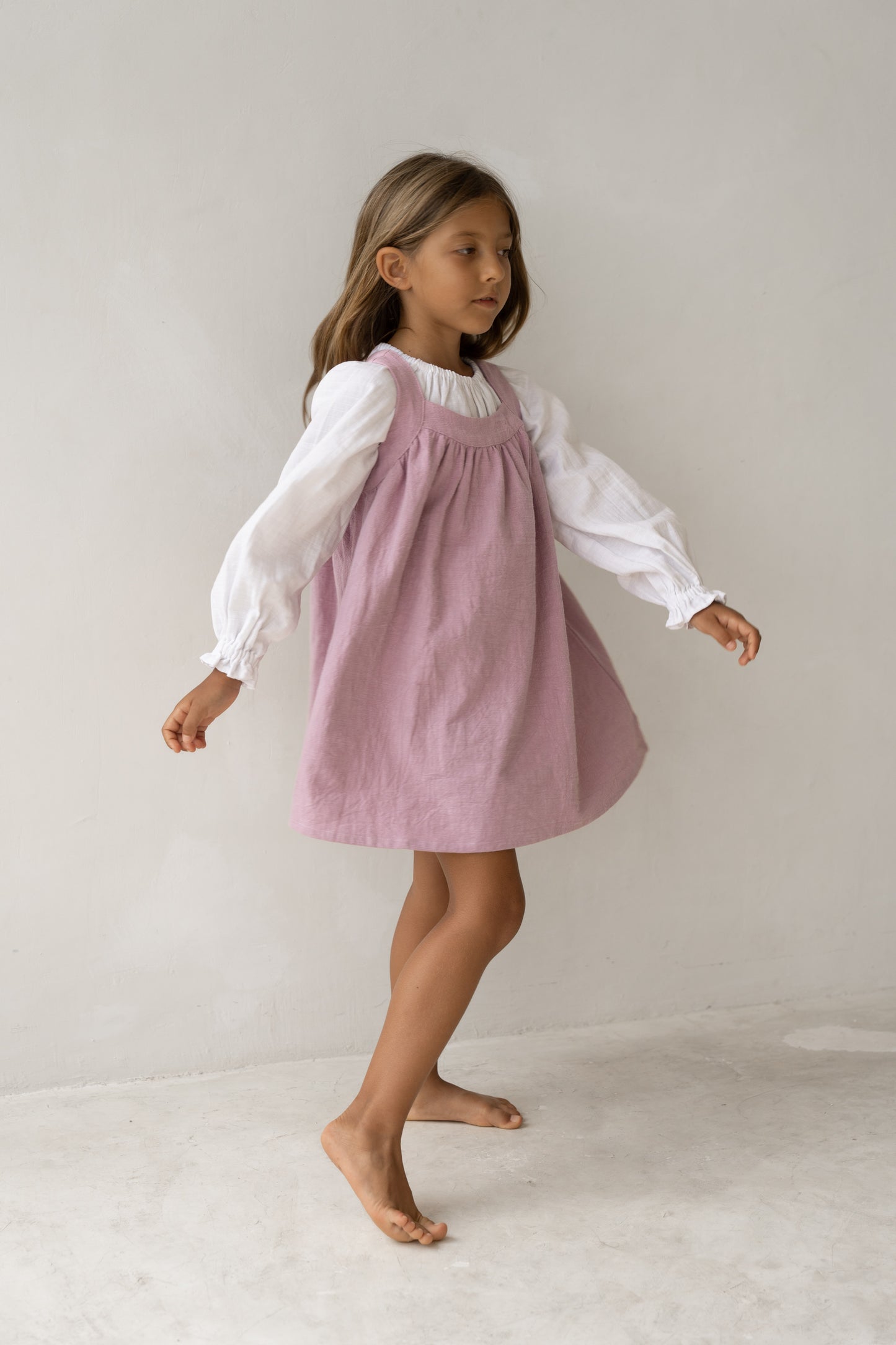 Iluka Pinafore - Mauve