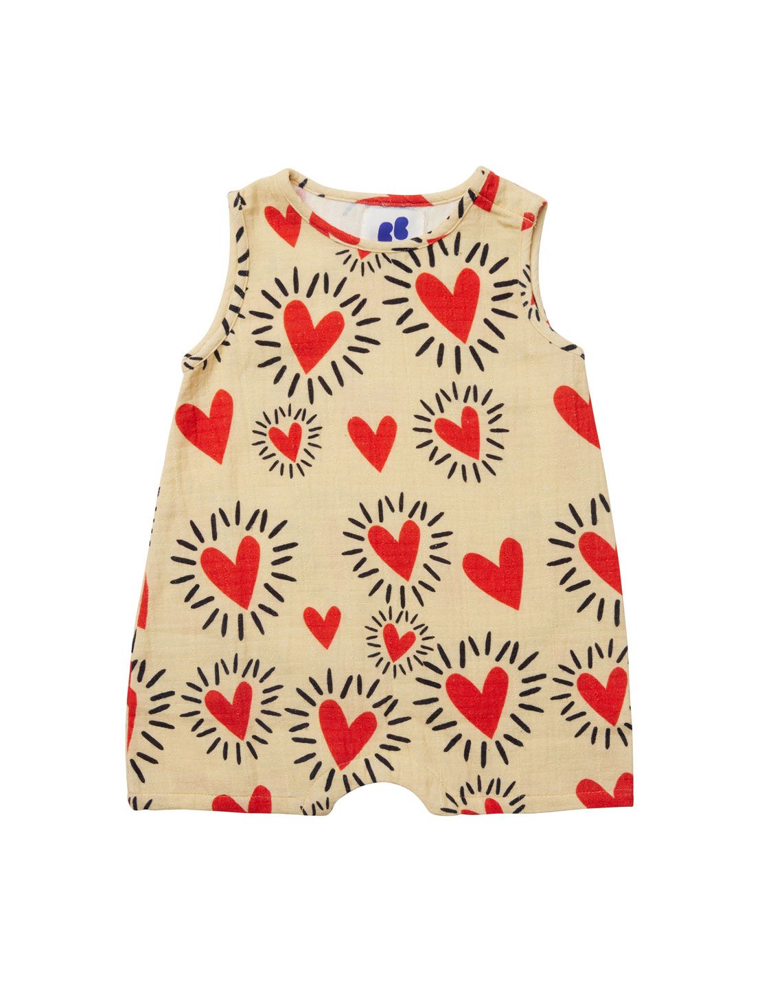 Textured Cotton Onesie - Amor