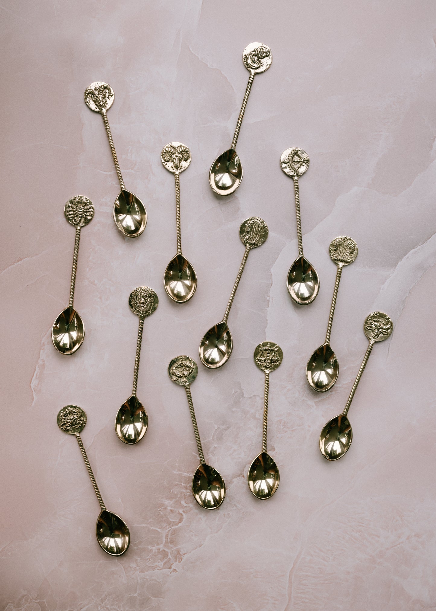 12PC Teaspoon Zodiac Collection