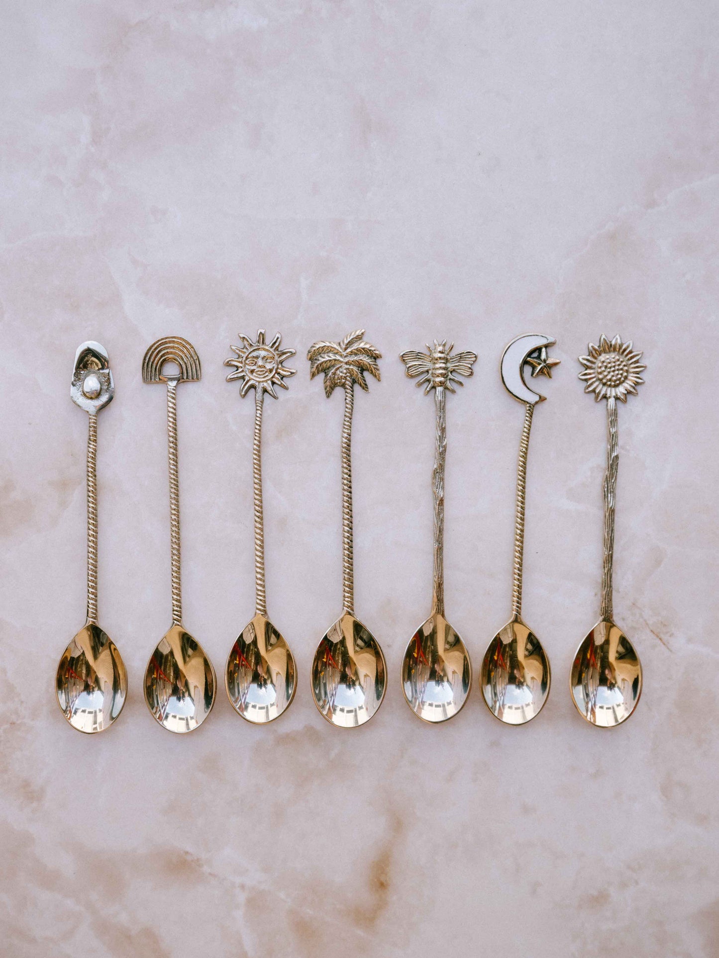 Brass Dessert Spoons