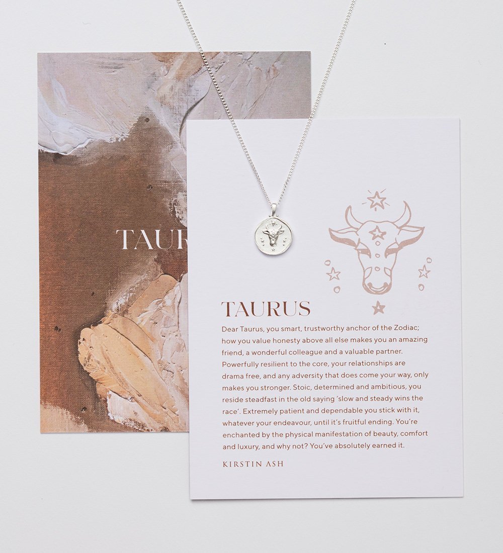 Taurus Zodiac Necklace