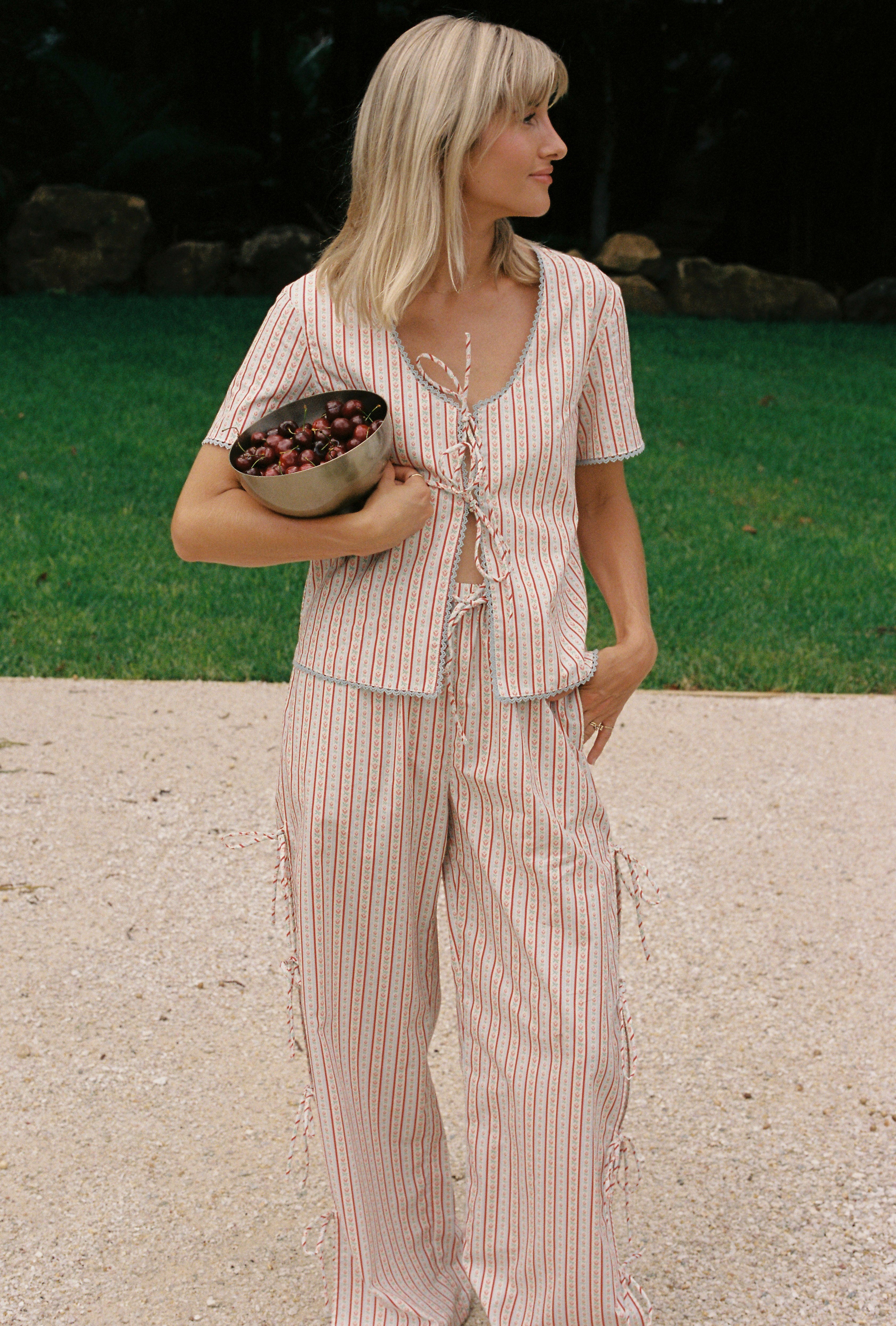 Poppy Pants - Tulip Stripe – The Wholesome Store