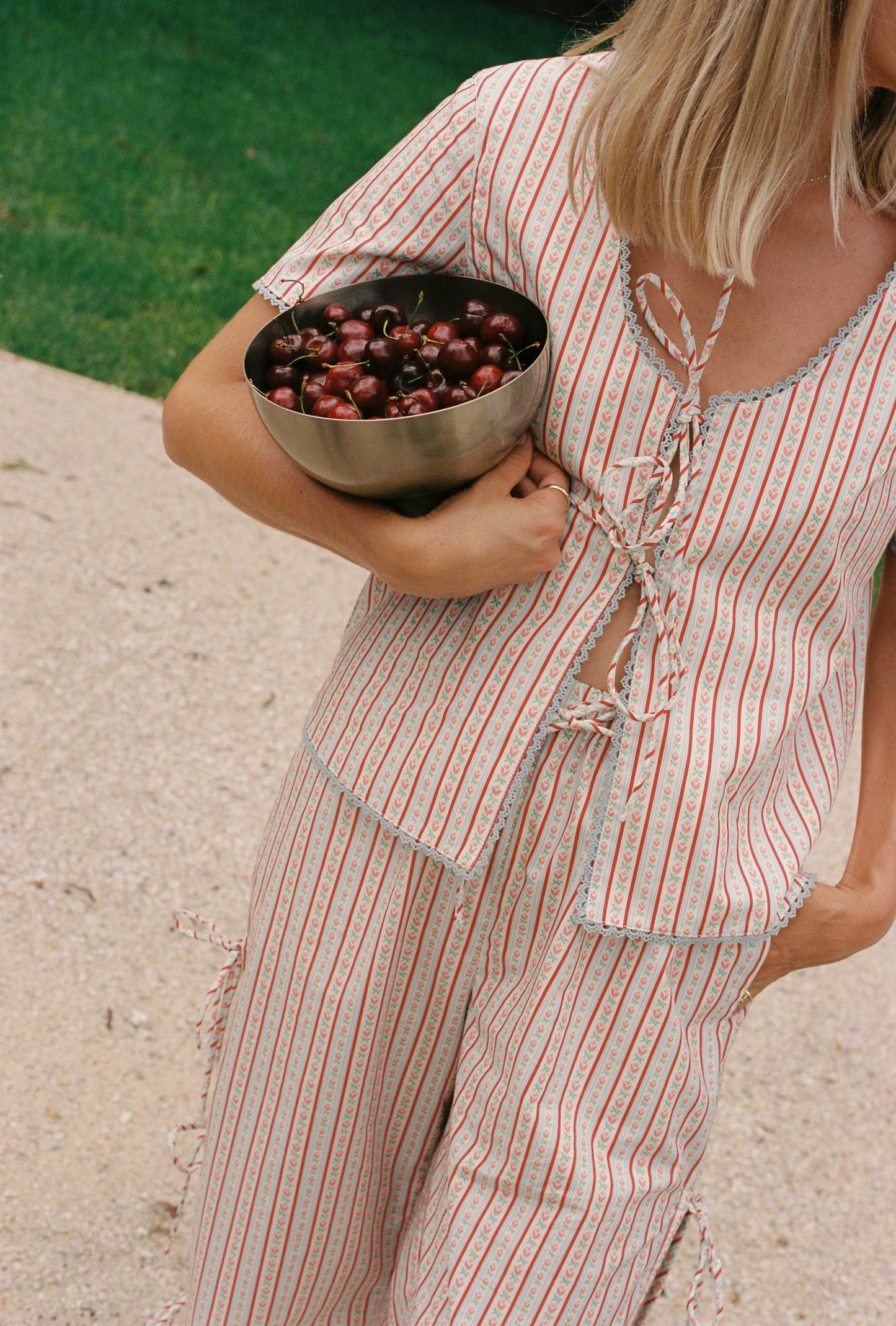 Poppy Blouse - Tulip Stripe