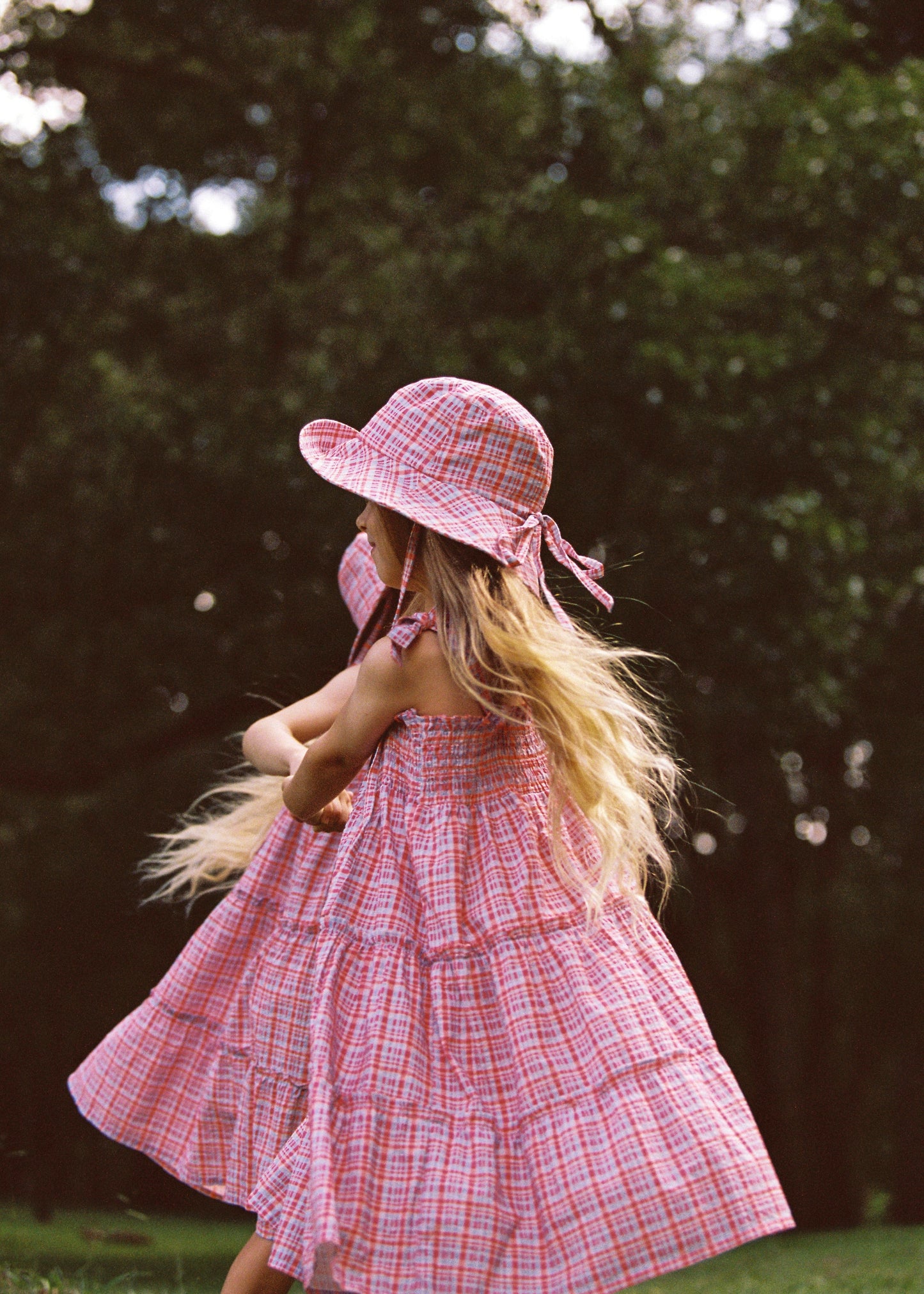 JNR Picnic Check Sunhat