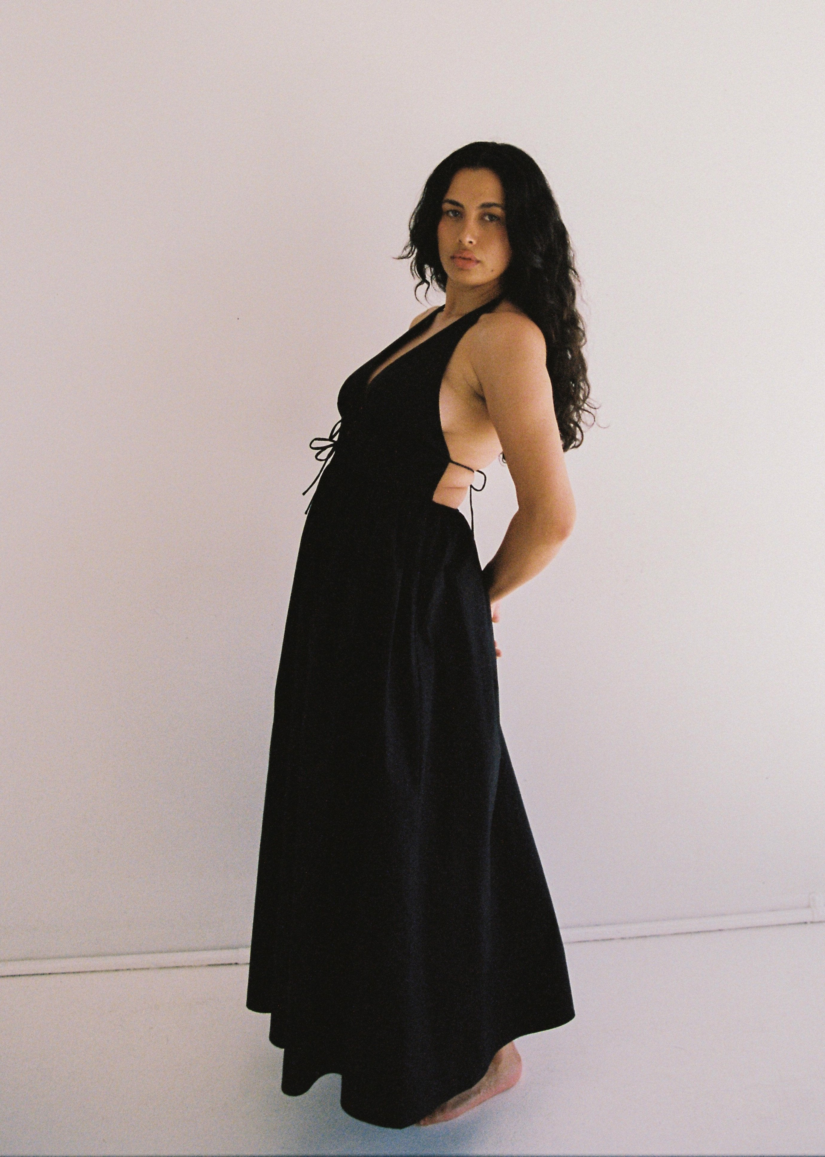 Lily Midi Dress - Black – The Wholesome Store