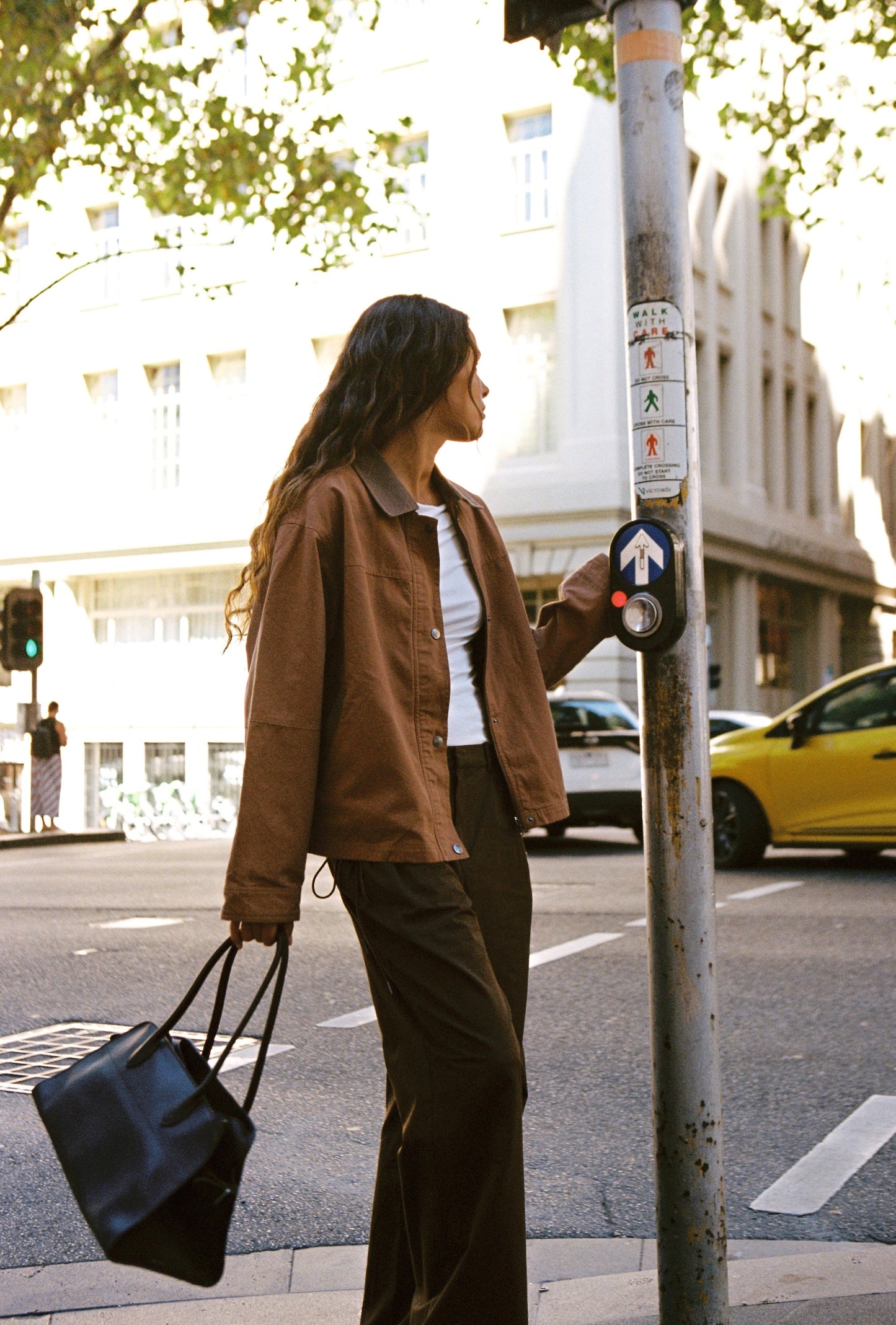 Addison Canvas Jacket - Camel