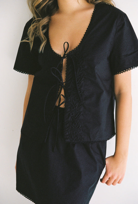 Poppy Blouse - Black