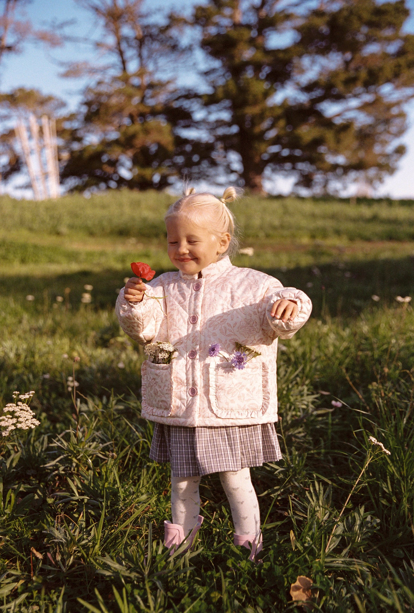 Sadie Quilted Jacket - Rosebud