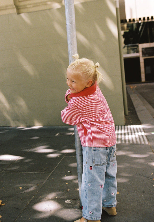 Blair Jean - Garden Embroidery