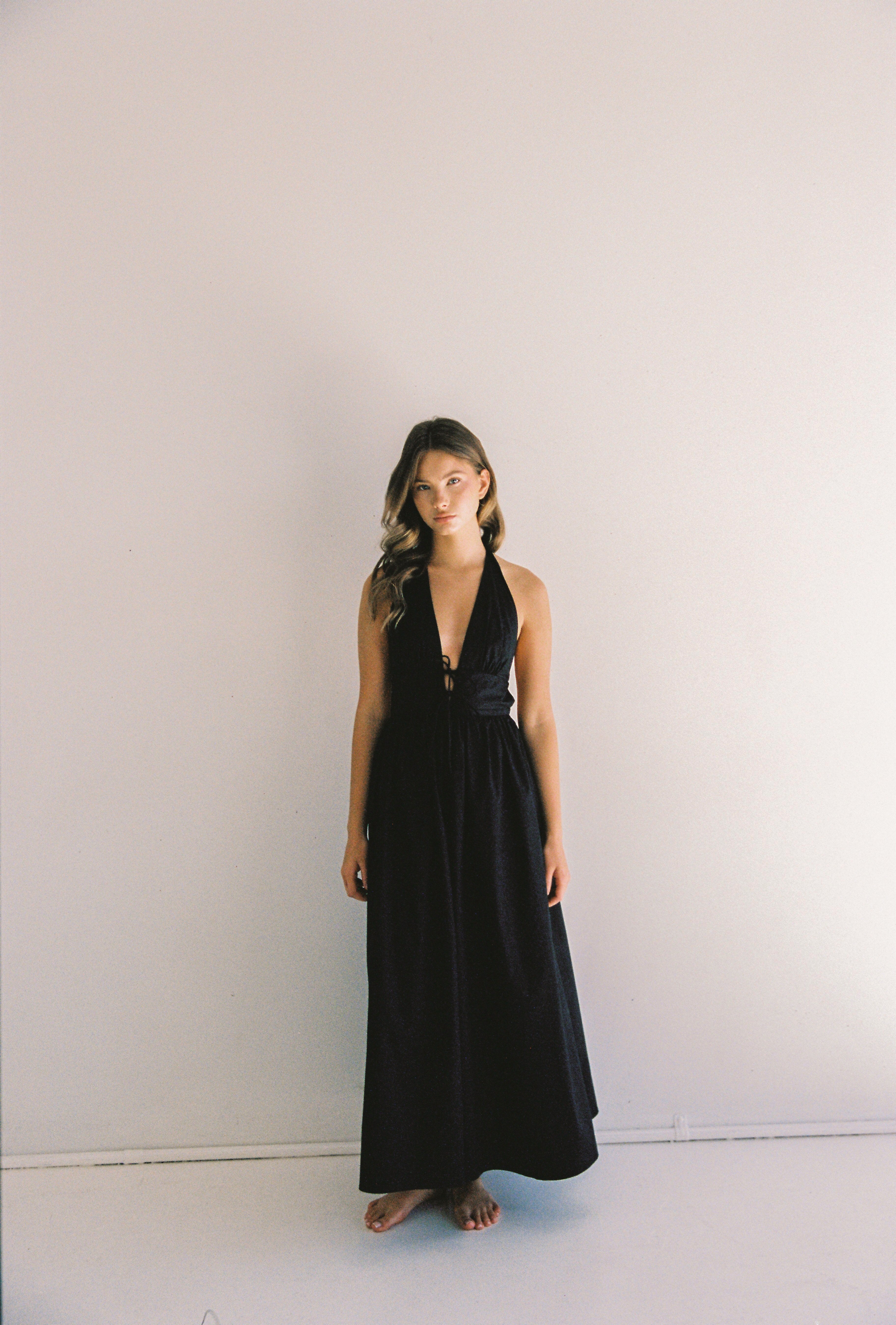 Lily Midi Dress - Black – The Wholesome Store