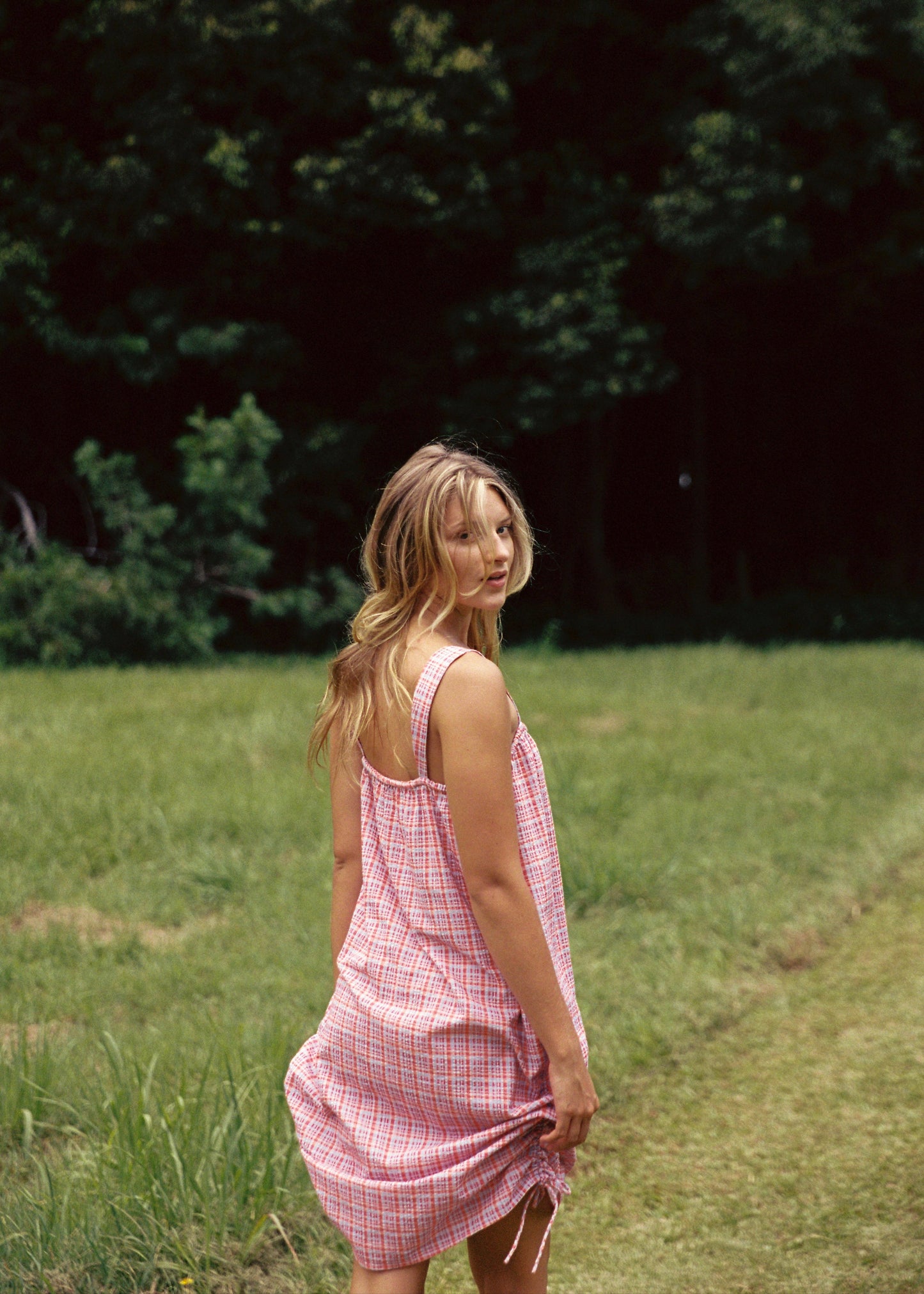 Bella Midi Dress - Picnic Check