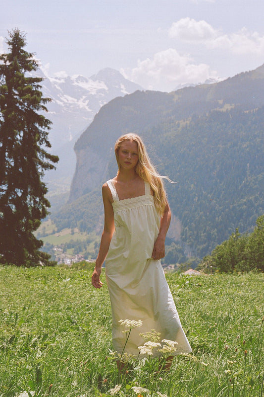 Francesca Maxi Dress - Soft Daffodil