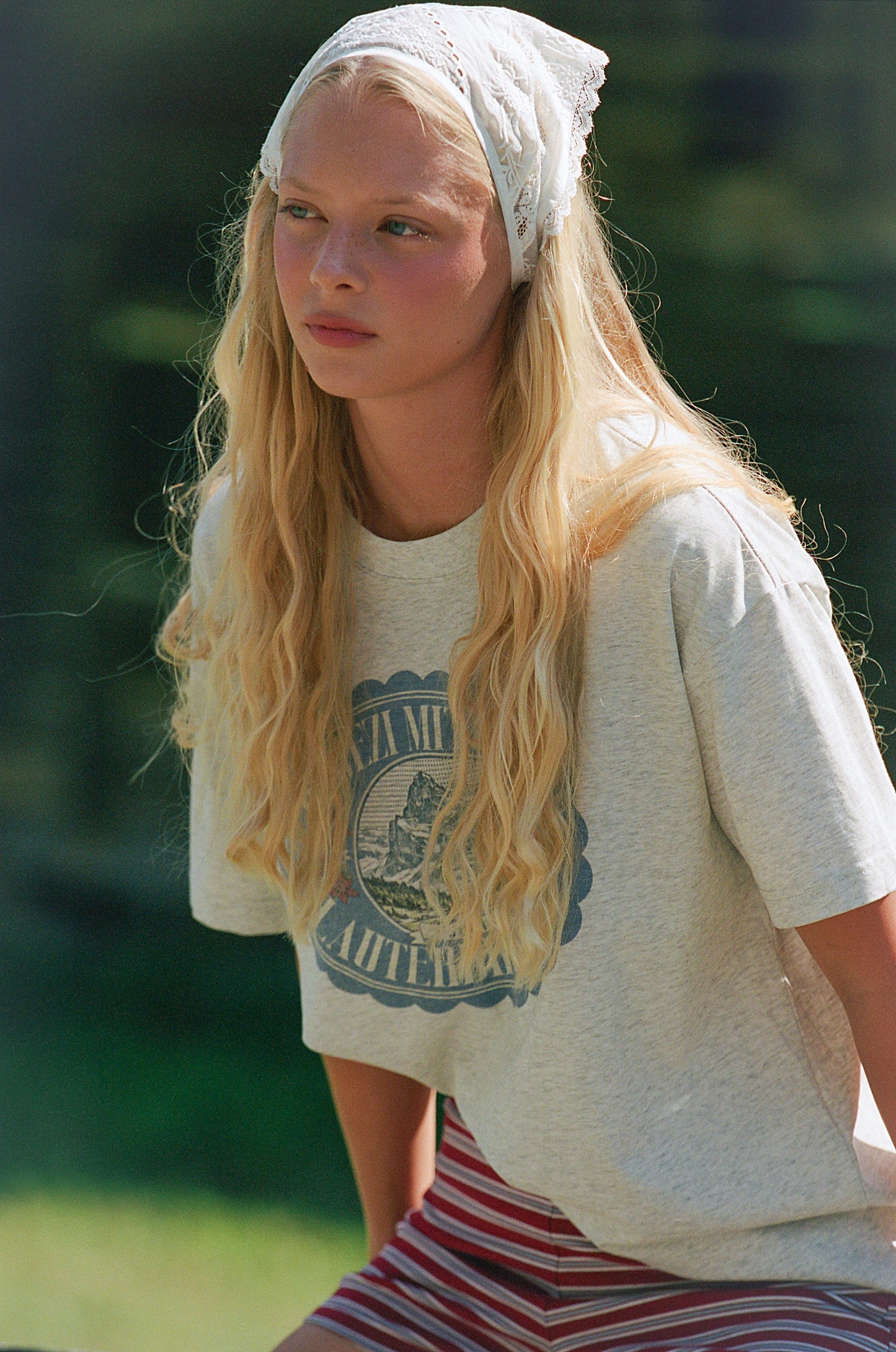 Alpine Tee - Grey Marle