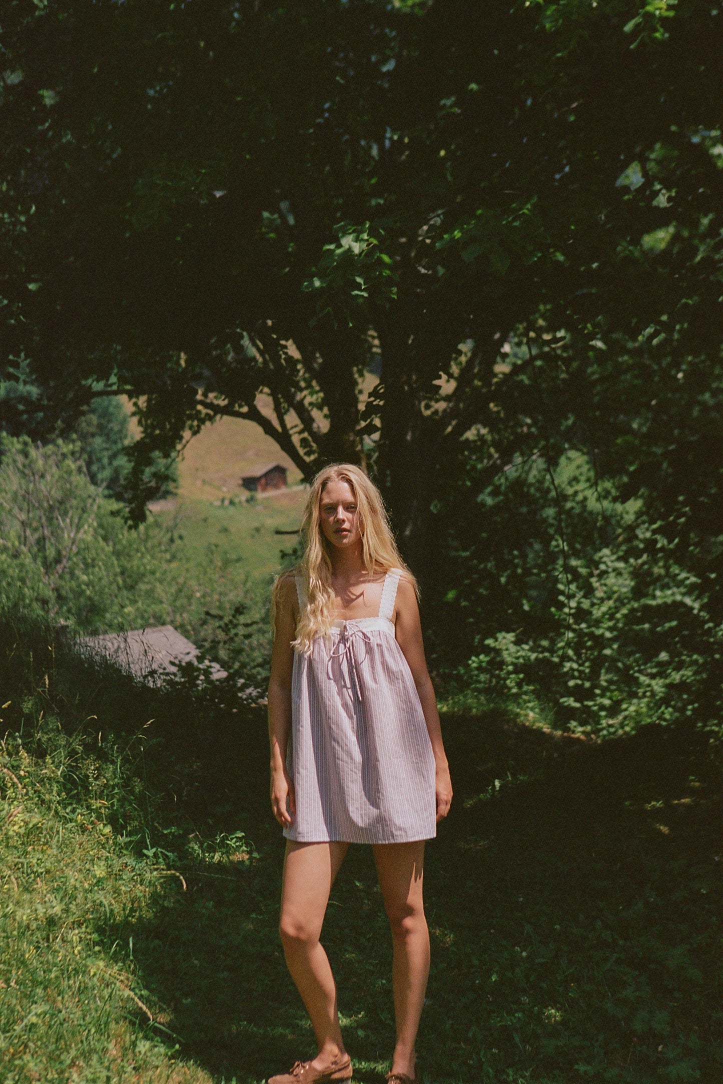 Valerie Mini Dress - Rosa Stripe